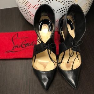 Christian Louboutin Ferme Rouge color black size 7